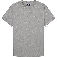 Hackett London Men/'s Classic Ss Tshirt T-Shirt, Grey (Marl Grey), XL