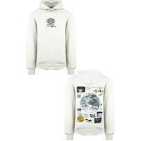 Phase Earth Off White Cotton Hoodie PEHW22