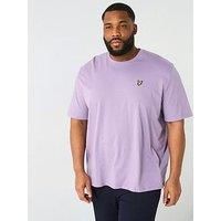 Lyle & Scott Big Tall Plain T-Shirt - Purple