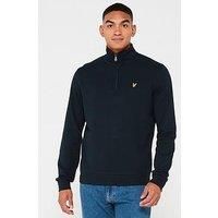 Lyle & Scott Loopback 1/4 Zip Sweatshirt Dark Navy L