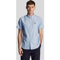 Short Sleeve Oxford Shirt Blue