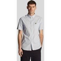 Gingham Short Sleeve Shirt Light Blue