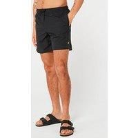 Lyle & Scott Men/'s Plain Swimshorts, Black, M