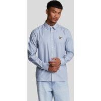 Lyle & Scott Mens Button Up Cotton Check Shirt Long Sleeve Blue White Green