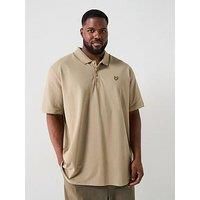 Lyle & Scott Big Tall Plain Regular Fit Polo Shirt - Khaki