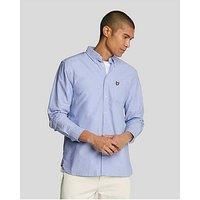 Lyle & Scott Men's Plain Oxford Shirt, Blue