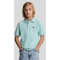 Lyle & Scott Boys Short Sleeve Polo Shirt - Light Blue