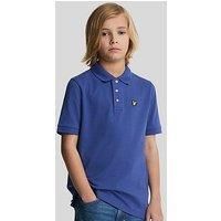 Lyle & Scott Boys Short Sleeve Polo Shirt - Blue
