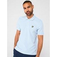 Lyle & Scott Milano Textured Polo Shirt - Blue