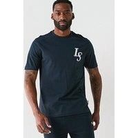 Lyle & Scott Emblem Graphic T-Shirt - Navy