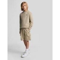 Lyle & Scott Boys Cargo Sweat Short - Beige