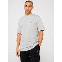 Lyle & Scott Plain Pique Pocket T-Shirt - Grey