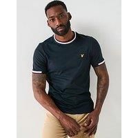 Lyle & Scott Half Tipped T-Shirt - Navy