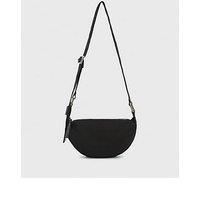 Allsaints Half Moon Nylon Xbody - Black