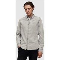 Allsaints Gleason Long Sleeve Shirt - Grey