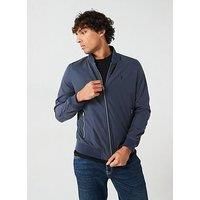 Allsaints Bassett Bomber Jacket - Dark Blue