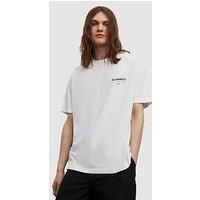 Allsaints Underground Back Print T-Shirt - White