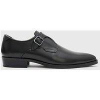 Allsaints Men'S Keith Leather Monk Shoes - Black