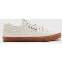 Allsaints Men'S Underground Suede Low Top Trainers - Off White