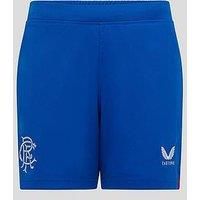 Castore Rangers Junior 23/24 Away Stadium Shorts - Blue