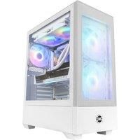 PCSPECIALIST Luna 75 Gaming PC - AMD Ryzen 7, RTX 5070, 1 TB SSD, White