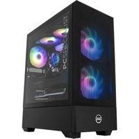PCSPECIALIST Flux 605 Gaming PC - AMD Ryzen 7, RX 9070 XT, 1 TB SSD, No OS, Black