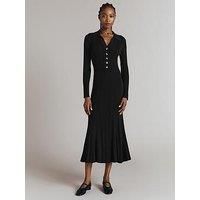 Ghost Fern Dress - Black