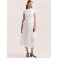 Finery Paula Skirt - White