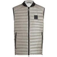 Airframe Beige Shiny Gilet Down Filled Jacket