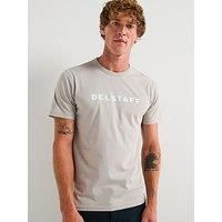 Belstaff Linear Logo T-Shirt - Grey