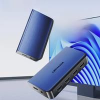Vention HDMI Splitter 1 In 4 Out Adapter 4K 60Hz HDMI 2.0 1x4 Switcher With Power Supply for TV Xbox PS4 Blu-Ray Player HDMI