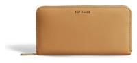 Ted Baker Garcey Large Zip Around Tan Purse