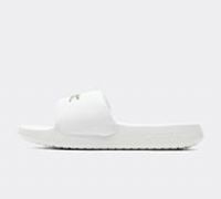Lacoste White & Green Serve 1.0 Boys Youth Slides
