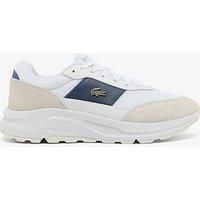 Lacoste Court Set Suede Trainers- White