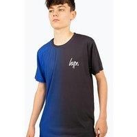 Hype Boys Blue Vertical Fade T-Shirt