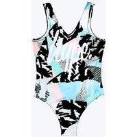 Multi Pastel Abstract Swimsuit