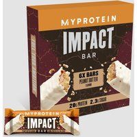 Impact Protein Bar - 6Bars - Peanut Butter - Protein Bor