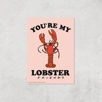 Friends Lobster Giclee Art Print - A3 - Print Only