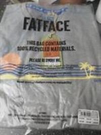 Fat Face chest stripe graphic T Shirt, small reg , New with tags, RRP £25 Grey