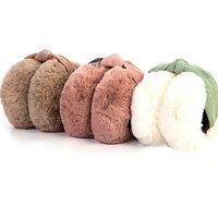 Women'S Jumbo Fluffy Warm Earmuffs - 6 Colours To Choose From! - Khaki