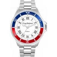 Krug-Baumen Mens Colours Silver Watch