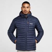 Rab Men/'s Microlight Alpine Down Jacket for Trekking, Climbing, & Skiing - Deep Ink (Marmalade) - XX-Large