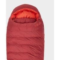 Rab Ascent 900 Hydrophobic Down Sleeping Bag (Left Zip), Red