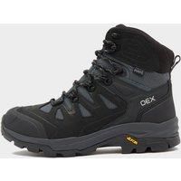 OEX Men's Crusade Waterproof Mid Walking Boot, Black
