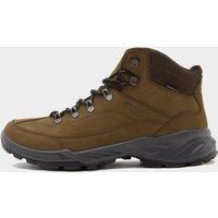 NORTH RIDGE Men/'s Rambler Waterproof Mid Walking Boots, Men/'s Hiking Boots, Outdoors, Travelling, Camping, Trekking Footwear, Brown, UK9