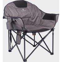 Hi-Gear Dallas Heated Portable Folding Moon Chair, Heated Camping Chair, Ideal for Outdoor Events, Barbecues, Garden Parties, Bonfires and Festivals, Camping Furniture, Grey, One Size