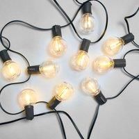 20 Dual Globe String Lights, Multi Coloured