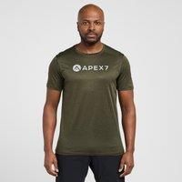 Apex7 Xenon Short Sleeve Tech T-Shirt, Khaki, M