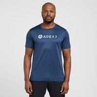Apex7 Xenon Short Sleeve Tech T-Shirt, Navy, L