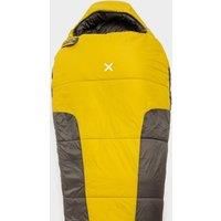 OEX Fathom EV 300 Sleeping Bag with Compression Stuff Sack, 3 Season Sleeping Bag, Ideal for Festivals and Family Camping Trips, Camping Equipment, Yellow, One Size